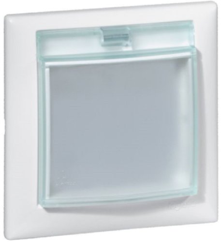 Рамка горизонтальная Legrand Valena 1-м. крышка IP44 белый фото Рамка горизонтальная Legrand Valena 1-м. крышка IP44 белый картинка